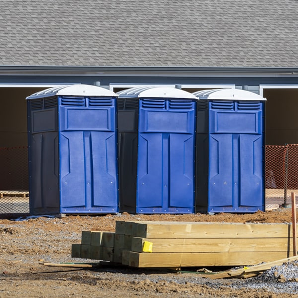 what is the maximum capacity for a single portable toilet in Perryville